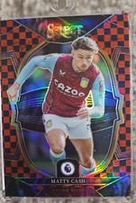 2022-23 Panini Select Premier League - Terrace Matty Cash #14 Checkerboard Prizm