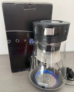 PROWIN AIRBOWL PREMIUM GLASBEHÄLTER NWRTG. in OVP MIT 2 x DUFT SPRÜHFLASCHE