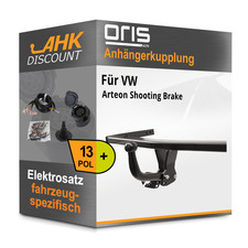 Für VW Arteon Shooting Brake 20- ORIS Anhängerkupplung starr + 13polig NEU