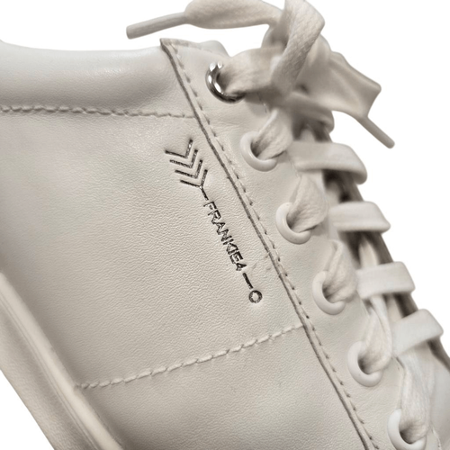 Zapatillas deportivas Frankie4 Jackie III para mujer 8,5 blancas plateadas lagarto - Imagen 6 de 10