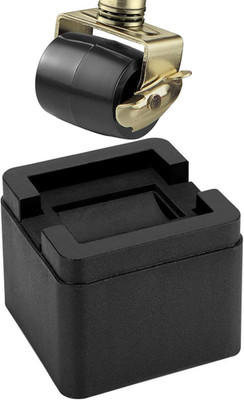 3 Inch Heavy Duty Bed Risers Adjustable Bed Lifts Fits to All Wheels of Furnitur