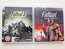 Fallout 3 and Fallout New Vegas PS3 2 Game Bundle with Manuals VGC