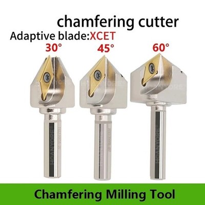 CNC Large-Diameter Chamfering Cutter ECC17005R Holder B30°/45°/60° XCET170402ER
