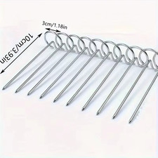 2 Udsparrilla Para Brochetasfor Horno Freidora Aire,, Aguja Especial Para Hornea