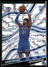2021-22 Panini Revolution #113 Aaron Wiggins Asia Holo Silver #/99