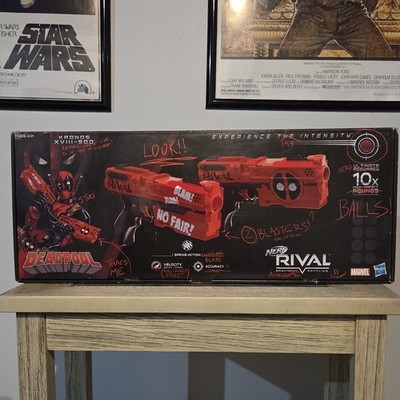 NERF Rival Deadpool Kronos XVIII-500 Special Edition Dart Blaster Set 2019