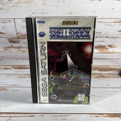Shellshock Sega Saturn 1995 Complete CIB With Manual & Registration Card Core St