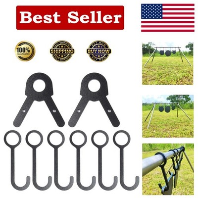 Easy Assembly AR500 Steel Target Stand & Hooks Kit for Shooting Enthusiasts