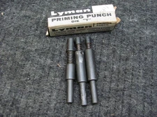 3 Assorted Lyman Priming Punch Die "T"
