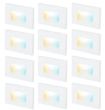 CLOUDY BAY 3 Color 120V Dimmable LED Indoor Outdoor Step Light,3000K/4000K/50...