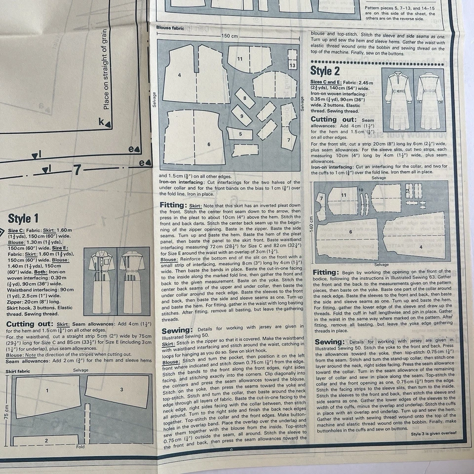 Vintage Designer Sewing Patterns Uncut Lot Of 4 Dresses Plaid Jackets Summer 70s - Image 3 of 4