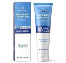 Seborrheic Dermatitis Scalp Treatment Cream Soothing Itching Redness Scaling 2pk