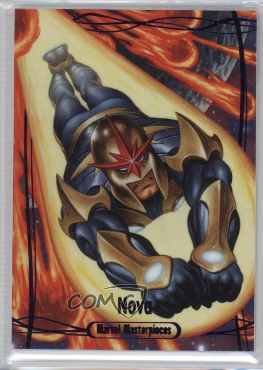 2016 Upper Deck Marvel Masterpieces Epic Purple 47/199 Nova #25 08qj