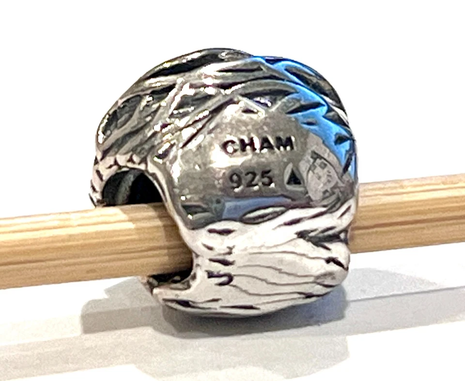 RETIRADO CHAM 925 + BOLSA Nido de Robin 3 Perlas Plata de Ley CHAM Foto 4 de 4