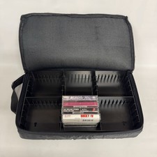 Vintage Gemini Cassette Tape Holder Storage Travel Case 1993 With Strap 30 Slots