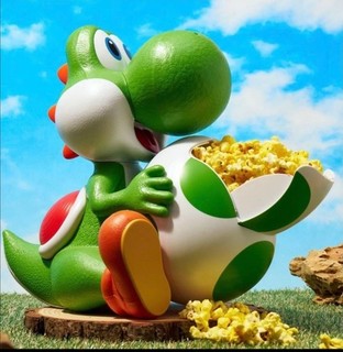 AMC EXCLUSIVE SUPER MARIO BROS GALAXY YOSHI POPCORN BUCKET (SEALED)