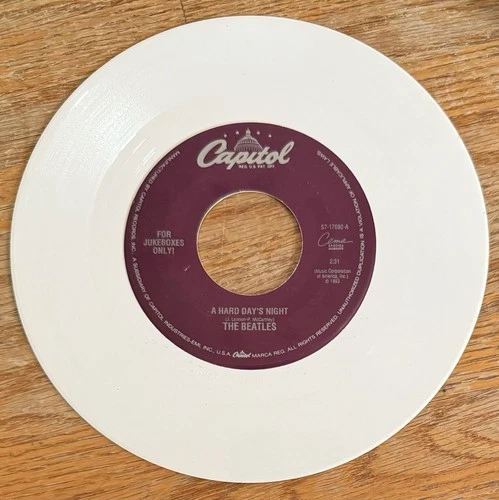 Beatles A Hard Day Night/ Things we said today Capitol/Cema 17691 45rpm WHITE