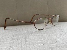 Vintage Liz Claiborne Eyeglasses Bronze Tone Glasses Frame 48 20 LC-161 TPE