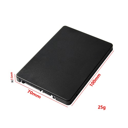 Plastic NGFF to SATA Solid State Hard Drive Box Adapter With Case Screw A - Picture 3 of 25