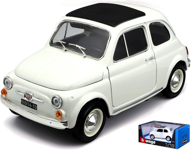fiat 500 toy car blue