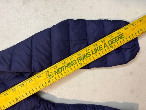 Patagonia Girls Goose Down Size Large (12) Blue Puffer Jacket Full Zip - Picture 6 of 7
