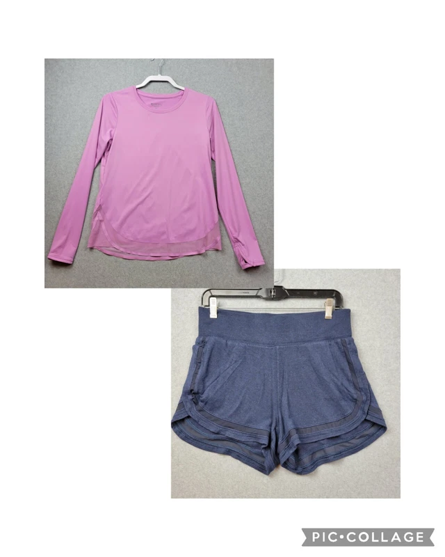 athleta pullover cadence soft modal 2pc shorts