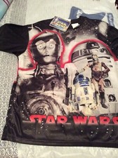 Star Wars C-3PO and R2-D2 Graphic Art T-Shirt Boys:14 to 16 Short Sleeve