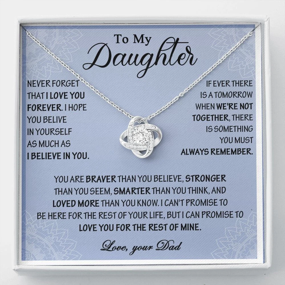 Forever my store daughter necklace