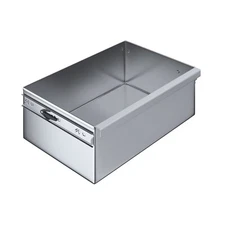 15 in. x 10 in. x 5 in. Stainless Steel Table Drawer