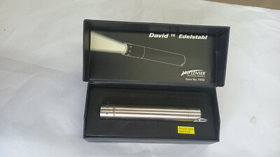 Led Lenser Taschenlampe LL 7842 David 15 Digitac I Edelstahl. Brand neu in OVP.