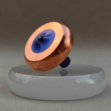 New Titanium Brass Spinning Top EDC Desktop Fidget Toy Stress Relief Top Spinner