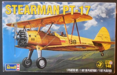 Stearman PT-17 Biplane Trainer 1/48 Revell Model Kit #85-5264