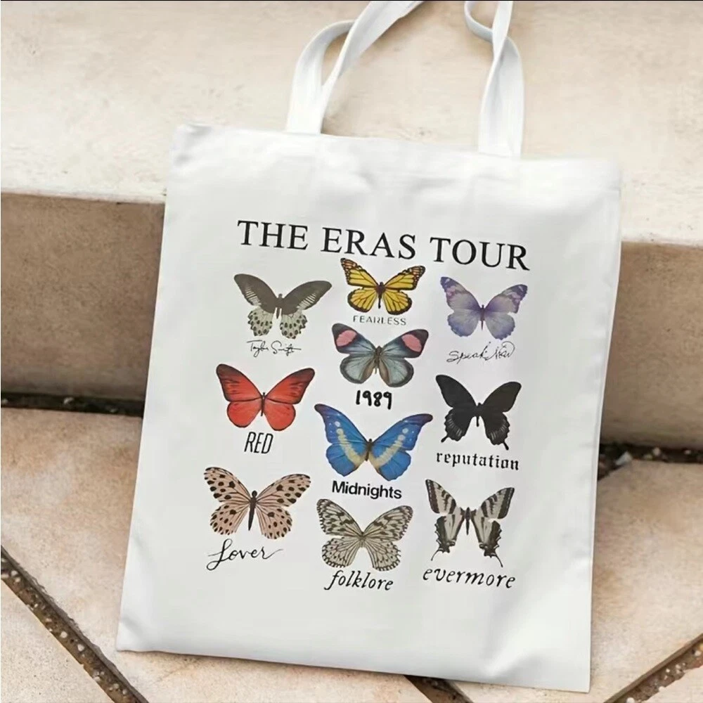 Taylor swift eras tour album tote bag butterfly eBay