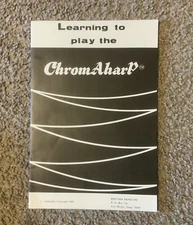 Learning to play the ChromAharp Booklet 1968 Chromaharp book
