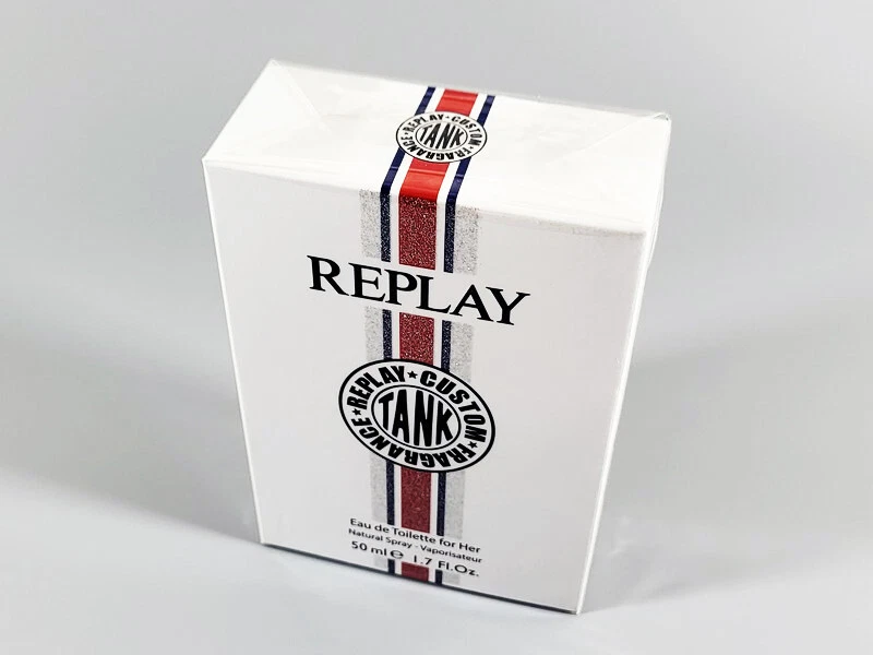 REPLAY TANK CUSTOM FOR HER Eau de Toilette 50ml 🎁 REAL NEXT DAY DELIVERY 🎁 - Bild 2 von 4