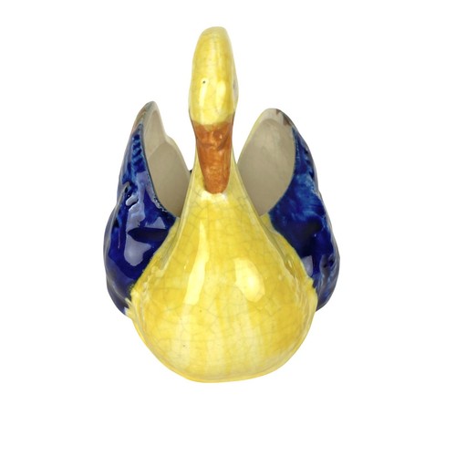 Maruhon Ware Pottery Swan Planter Japan - Picture 4 of 9