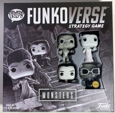 Funkoverse Universal Monsters 100 Strategy Board Game Funko 4 pack