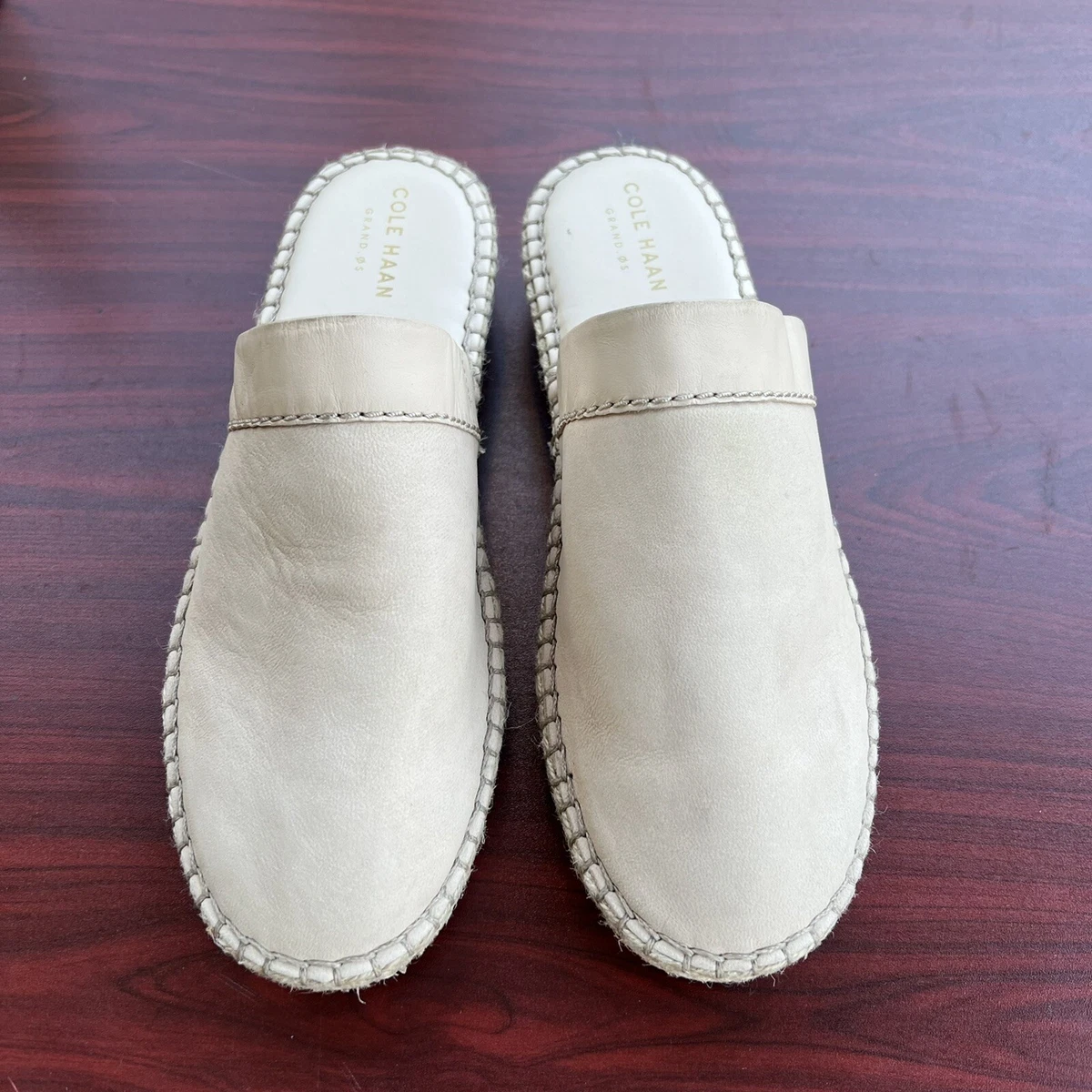 Cole Haan Grand Women s Cream Sandal Size 7 B Width eBay