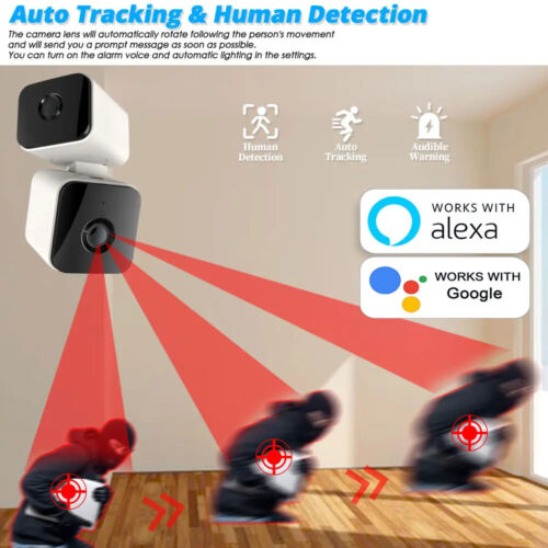 Tuya Smart Mini WiFi Security Camera 4MP Dual Lens HD Video Surveillance IP Cam - Picture 4 of 15