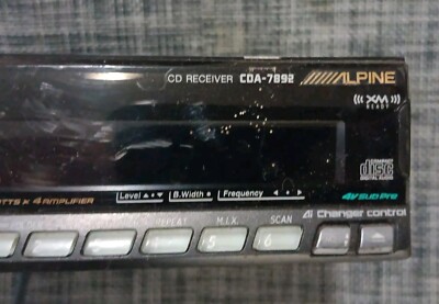 ALPINE CDA-7892 Vintage CAR STEREO RECEIVER - CD Receiver