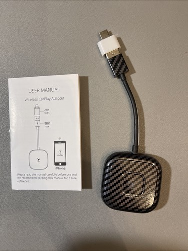 Wireless Carplay Adapter, 2024 Style for Apple OEM Wired CarPlay, Convent Wired - Picture 6 of 6