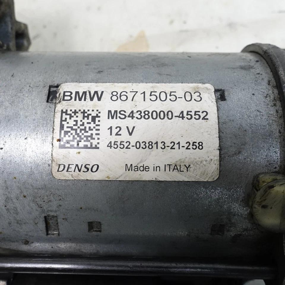 Damaged 18-24 BMW G30 540i G80 F97 X3M B58 6-Cyl Factory Engine Starter Motor OE - Image 2 of 4