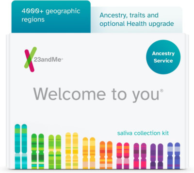 23andMe Ancestry Service DNA Test Kit with Personalized Genetic Reports EXP 2025