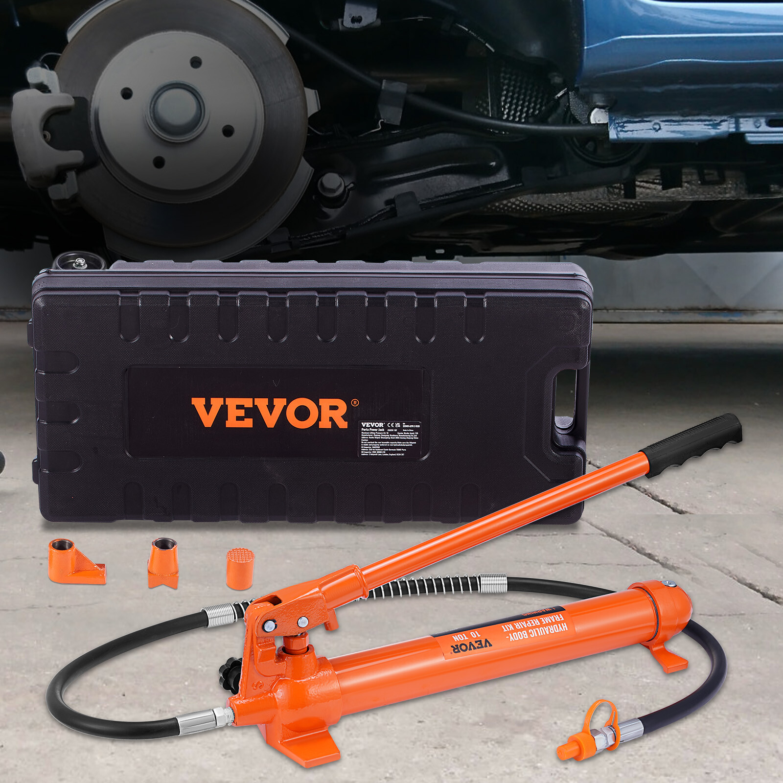 Presse Hydraulique VEVOR 10 T en acier forgé pour restaurer les carrosseries
