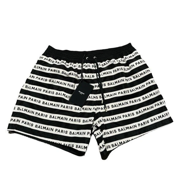 Balmain — BALMAIN***Classic Men’s Iconic Logo Swim Shorts***Med. $580