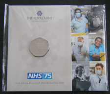 2023 NHS 75th Anniversary 50p Fifty Pence Coin BU Pack - in stock