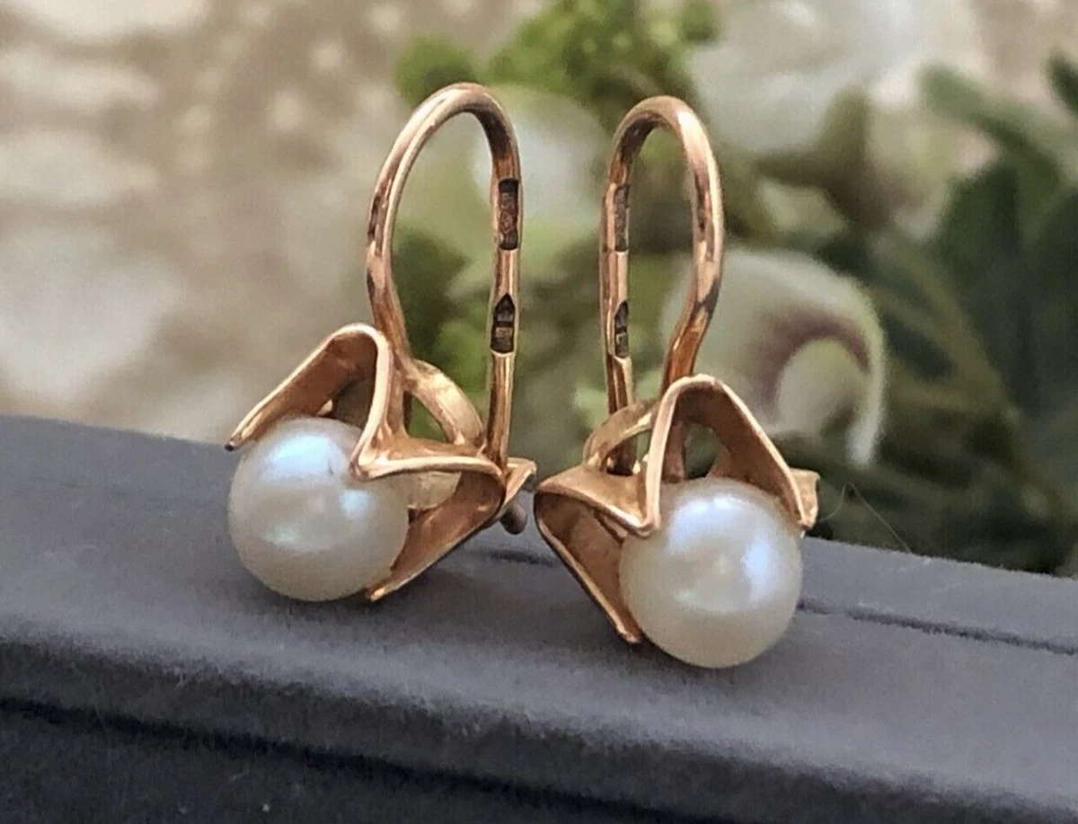 Soviet earrings best sale