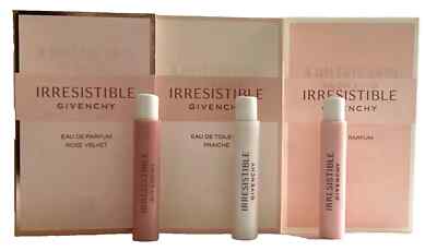 Givenchy IRRESISTIBLE Perfume Collection Sample Spray Vials 3-pc
