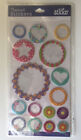 Sticko Circle Frames 3D Stickers Scrapbook Craft ~New~