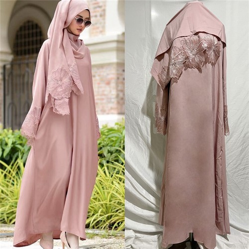 Dubai Women Muslim Long Maxi Dress Abaya Kaftan Dress Party Dress Arab Turkey - Picture 43 of 44